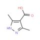 3,5-Dimethyl-1H-pyrazole-4-carboxylic acid (CAS 113808-86-9) - chemical structure image