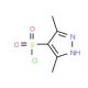 3,5-dimethyl-1H-pyrazole-4-sulfonyl chloride (CAS 80466-78-0) - chemical structure image
