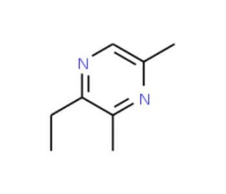 3,5-Dimethyl-2-ethylpyrazine (CAS 13925-07-0) - chemical structure image