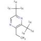 3,5-Dimethyl-2-ethylpyrazine-d6 (CAS 1189720-18-0) - chemical structure image
