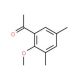 3,5-Dimethyl-2-methoxyacetophenone (CAS 147623-18-5) - chemical structure image