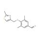 3,5-dimethyl-4-[(2-methyl-1,3-thiazol-4-yl)methoxy]benzaldehyde - chemical structure image