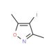 3,5-Dimethyl-4-iodoisoxazole (CAS 10557-85-4) - chemical structure image