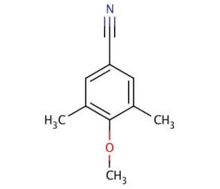 3,5-Dimethyl-4-methoxybenzonitrile (CAS 152775-45-6) - chemical structure image