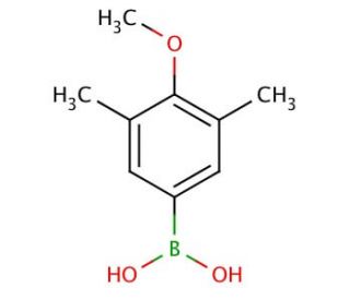 3,5-Dimethyl-4-methoxyphenylboronic acid (CAS 301699-39-8) - chemical structure image