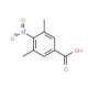 3,5-Dimethyl-4-nitrobenzoic acid (CAS 3095-38-3) - chemical structure image