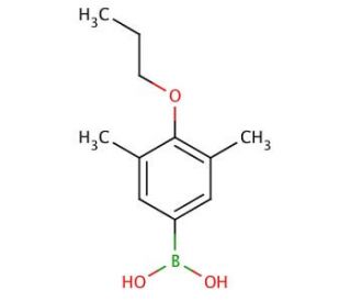 3,5-Dimethyl-4-propoxyphenylboronic acid (CAS 357611-51-9) - chemical structure image
