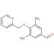 3,5-dimethyl-4-(pyridin-2-ylmethoxy)benzaldehyde - chemical structure image