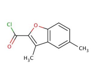 3,5-Dimethyl-benzofuran-2-carbonyl chloride - chemical structure image