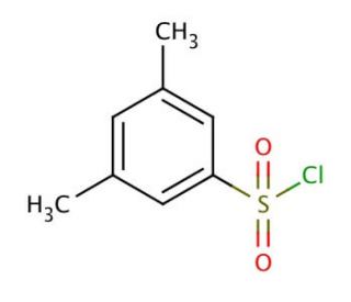 3,5-Dimethylbenzenesulfonyl chloride (CAS 2905-27-3) - chemical structure image