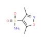 3,5-dimethylisoxazole-4-sulfonamide (CAS 175136-83-1) - chemical structure image
