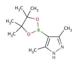 3,5-Dimethylpyrazole-4-boronic acid pinacol ester (CAS 857530-80-4) - chemical structure image
