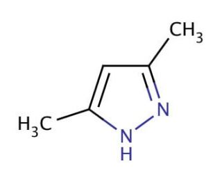 3,5-Dimethylpyrazole (CAS 67-51-6) - chemical structure image