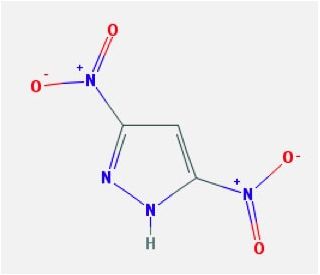 3,5-dinitro-1H-pyrazole (CAS 38858-89-8) - chemical structure image