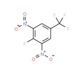 3,5-Dinitro-4-fluorobenzotrifluoride (CAS 393-76-0) - chemical structure image