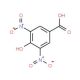 3,5-Dinitro-4-hydroxybenzoic acid (CAS 1019-52-9) - chemical structure image