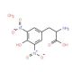 3,5-Dinitro-L-tyrosine monohydrate (CAS 17360-11-1) - chemical structure image