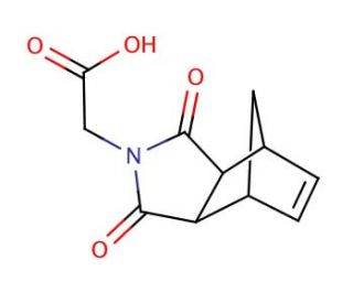 (3,5-Dioxo-4-aza-tricyclo[5.2.1.0*2,6*]dec-8-en-4-yl)-acetic acid - chemical structure image