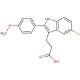 3-[5-fluoro-2-(4-methoxyphenyl)-1H-indol-3-yl]propanoic acid - chemical structure image