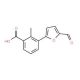 3-(5-Formyl-furan-2-yl)-2-methyl-benzoic acid - chemical structure image