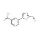 3-(5-Formyl-furan-2-yl)benzoic acid (CAS 304884-54-6) - chemical structure image