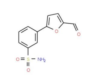 3-(5-Formylfur-2-yl)benzenesulphonamide (CAS 306935-94-4) - chemical structure image