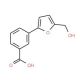 3-(5-Hydroxymethyl-furan-2-yl)-benzoic acid - chemical structure image