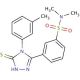 3-(5-Mercapto-4-m-tolyl-4H-[1,2,4]triazol-3-yl)-N,N-dimethyl-benzenesulfonamide - chemical structure image