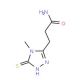 3-(5-mercapto-4-methyl-4H-1,2,4-triazol-3-yl)propanamide - chemical structure image