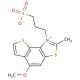 3-(5-methoxy-2-methylthieno[2,3-e][1,3]benzothiazol-1-ium-1-yl)propane-1-sulfonate - chemical structure image