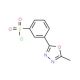 3-(5-Methyl-1,3,4-oxadiazol-2-yl)benzenesulphonyl chloride (CAS 388088-81-1) - chemical structure image