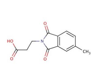 3-(5-methyl-1,3-dioxo-1,3-dihydro-2H-isoindol-2-yl)propanoic acid - chemical structure image