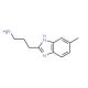 3-(5-Methyl-1H-benzimidazol-2-yl)propan-1-amine - chemical structure image