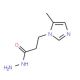 3-(5-Methyl-1H-imidazol-1-yl)propanohydrazide - chemical structure image