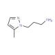 3-(5-Methyl-1H-pyrazol-1-yl)propan-1-amine (CAS 5036-49-7) - chemical structure image