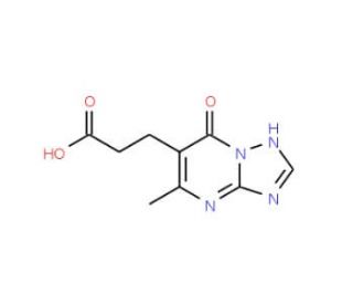 3-{5-methyl-7-oxo-4H,7H-[1,2,4]triazolo[1,5-a]pyrimidin-6-yl}propanoic acid (CAS 878441-48-6) - chemical structure image