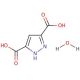 3,5-Pyrazoledicarboxylic acid monohydrate (CAS 303180-11-2) - chemical structure image