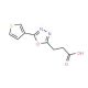 3-(5-thien-3-yl-1,3,4-oxadiazol-2-yl)propanoic acid - chemical structure image