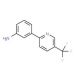 3-[5-(Trifluoromethyl)-2-pyridinyl]aniline (CAS 886361-00-8) - chemical structure image