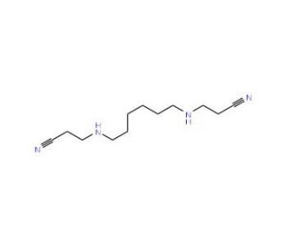 3-[6-(2-Cyano-ethylamino)-hexylamino]-propionitrile (CAS 2004-62-8) - chemical structure image