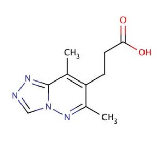 3-{6,8-dimethyl-[1,2,4]triazolo[4,3-a]pyridazin-7-yl}propanoic acid - chemical structure image