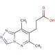 3-{6,8-dimethyl-[1,2,4]triazolo[4,3-a]pyridazin-7-yl}propanoic acid - chemical structure image