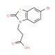 3-(6-bromo-2-oxo-1,3-benzothiazol-3(2H)-yl)propanoic acid - chemical structure image