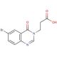 3-(6-bromo-4-oxoquinazolin-3(4H)-yl)propanoic acid - chemical structure image