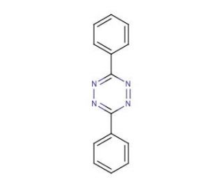3,6-Di-2-pyridyl-1,2,4,5-tetrazine (CAS 1671-87-0) - chemical structure image