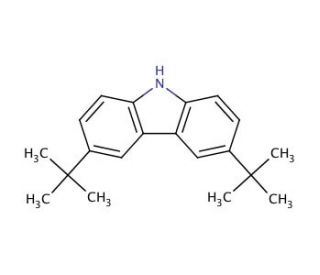 3,6-Di-tert-butylcarbazole (CAS 37500-95-1) - chemical structure image