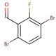 3,6-Dibromo-2-fluorobenzaldehyde (CAS 870703-68-7) - chemical structure image