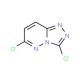 3,6-Dichloro-[1,2,4]triazolo[4,3-b]pyridazine (CAS 33050-38-3) - chemical structure image