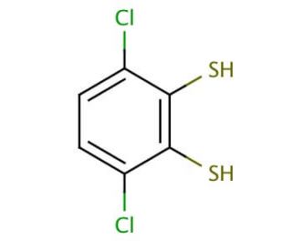 3,6-Dichloro-1,2-benzenedithiol (CAS 87314-49-6) - chemical structure image