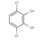 3,6-Dichloro-1,2-benzenedithiol (CAS 87314-49-6) - chemical structure image